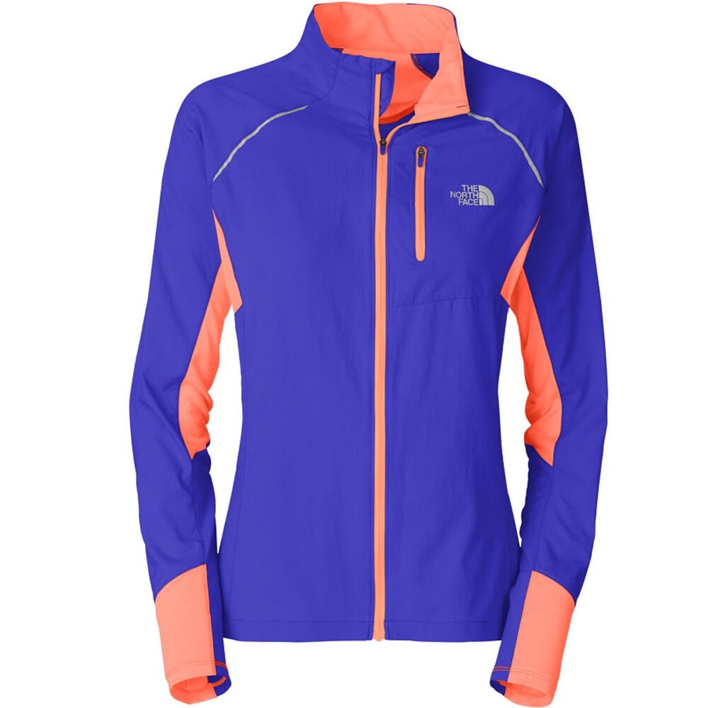 The North Face Better Than Naked Blue Windbreaker Jacket Womens Size XL EUC Rare
